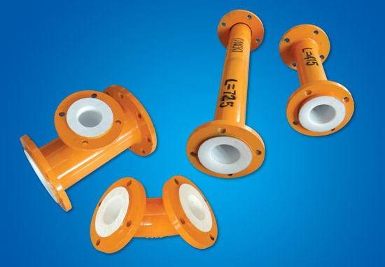 PTFE Steel-plastic Component Pipe Structure